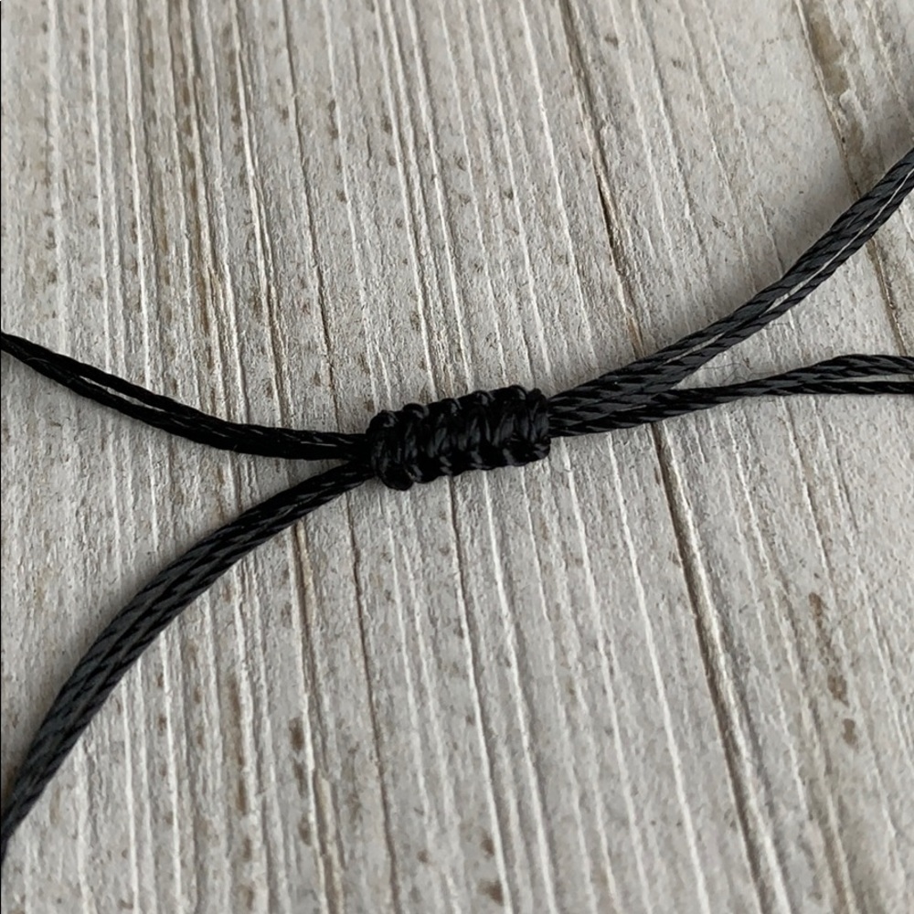 Sparkly Black Gunmetal Slider Bracelet NEW - Picture 3 of 6